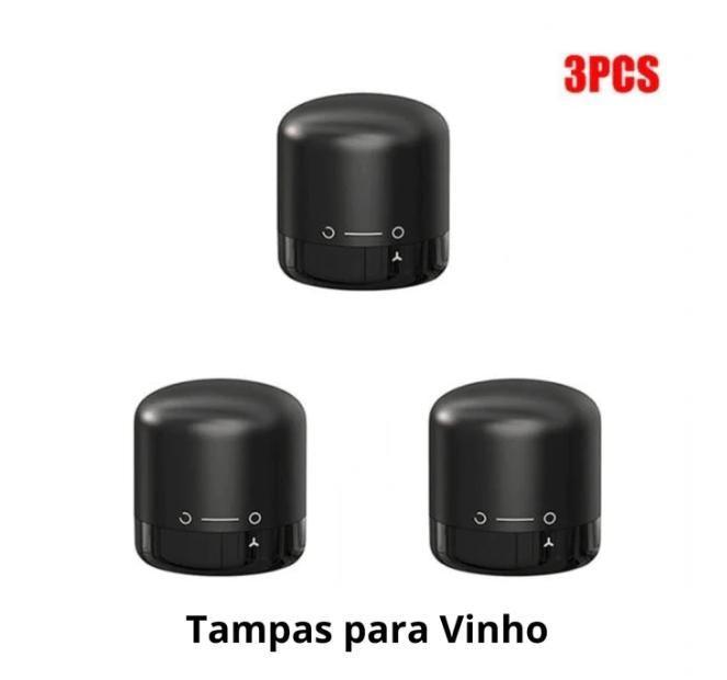 Tampa para Garrafa de Vinho a Vácuo - Kannoma