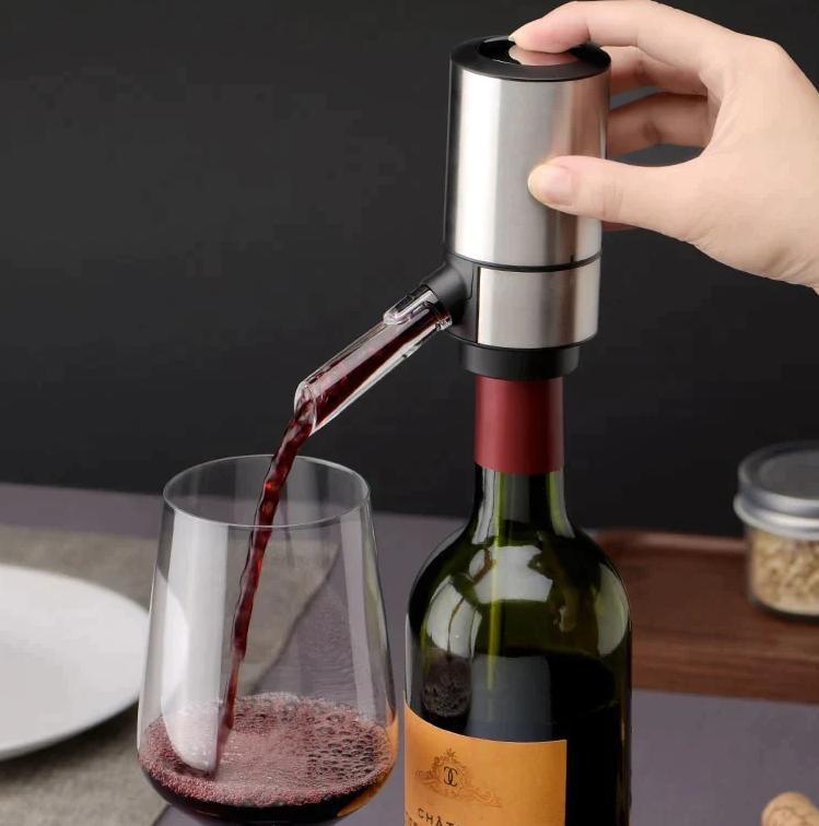 Bomba Elétrica Vinho Universal com Carregamento USB - Kannoma